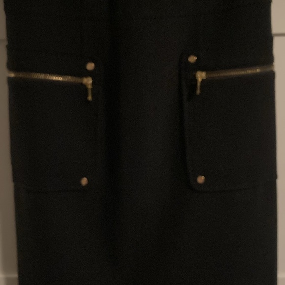 3 for $100! Black sleeveless wool Tory Burch sheath dress - Picture 3 of 4